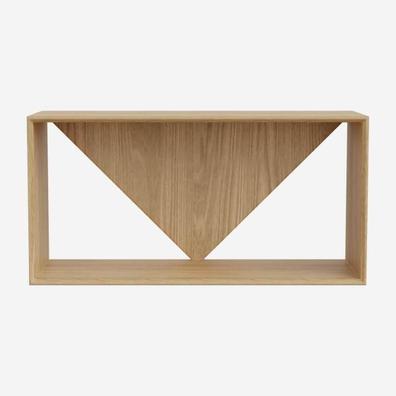 Uvy -                      Etagère modulable avec fond en triangle - 1 casier -  Design by Marie Matsuura offre à 345€ sur Habitat