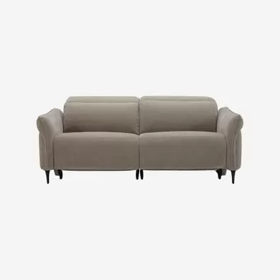 Hades -  Canapé 3 places relax électrique en tissu - Gris offre à 1630€ sur Habitat