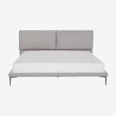 Softy -  Lit 180 x 200 cm en tissu - Gris offre à 809€ sur Habitat