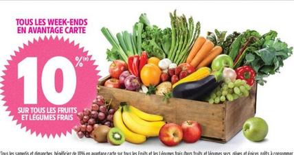 Sur Tous Les Fruits Et Legumes Frais  offre sur Intermarché Contact