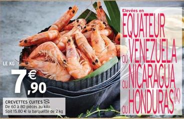 Crevettes Cuites offre à 7,9€ sur Intermarché Contact