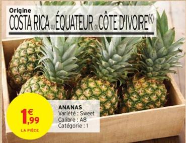 Ananas offre à 1,99€ sur Intermarché Contact