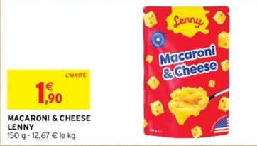 Lenny - Macaroni & Cheese  offre à 1,9€ sur Intermarché Express