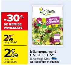 Les Crudettes - Melange Gourmand offre à 2,09€ sur Carrefour