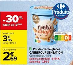 Carrefour - Pot De Crème Glacée Sensation offre à 3,85€ sur Carrefour