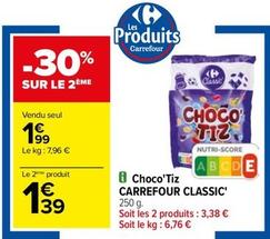 Carrefour - Choco'Tiz offre à 1,99€ sur Carrefour
