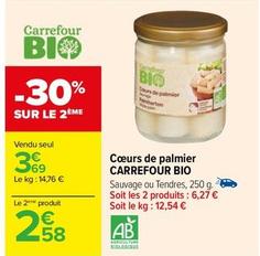 Carrefour - Cœurs De Palmier Bio offre à 3,69€ sur Carrefour