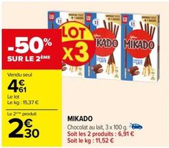 Lu - Mikado  offre à 4,61€ sur Carrefour