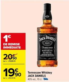 Jack Daniel'S - Tennessee Whiskey offre à 19,9€ sur Carrefour