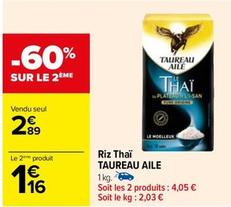 Taureau Ailé - Riz Thaï offre à 2,89€ sur Carrefour