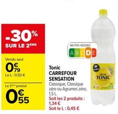 Carrefour - Tonic  offre à 0,79€ sur Carrefour