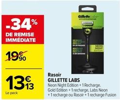 Gillette Labs - Rasoir offre à 13,13€ sur Carrefour