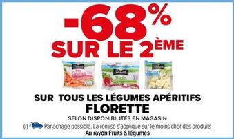 Florette - Sur Tous Les Légumes Apéritifs offre sur Carrefour