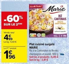 Marie - Plat Cuisiné Surgelé offre à 4,89€ sur Carrefour
