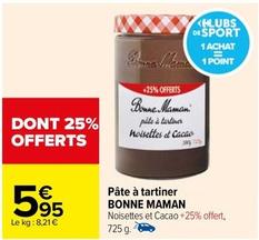Bonne Maman - Pâte À Tartiner  offre à 5,95€ sur Carrefour