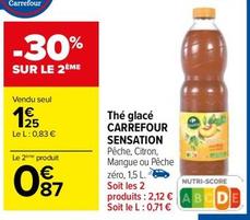 Carrefour - Thé Glacé Sensation offre à 1,25€ sur Carrefour