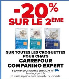 Carrefour - Sur Toutes Les Croquettes Pour Chats Companino Expert offre sur Carrefour