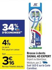 Signal - Brosse À Dents 4D Expert offre à 3,16€ sur Carrefour