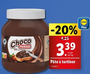 Choco Nussa - Pâte À Tartiner offre à 3,39€ sur Lidl