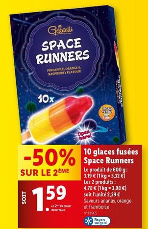 Space Runners - 10 Glaces Fusées