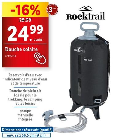 Rocktrail - Douche Solaire offre à 24,99€ sur Lidl