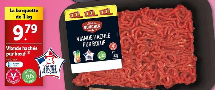 Boucher - Viande Hachée Pur Bœuf offre à 9,79€ sur Lidl