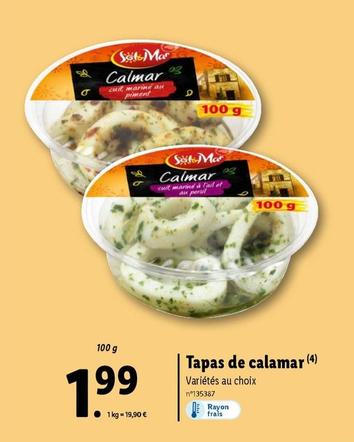 Sol & Mar - Tapas De Calamar offre à 1,99€ sur Lidl