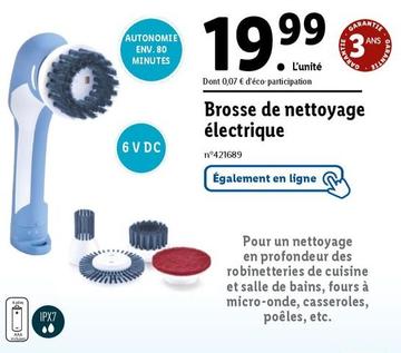 Brosse De Nettoyage Électrique offre à 19,99€ sur Lidl