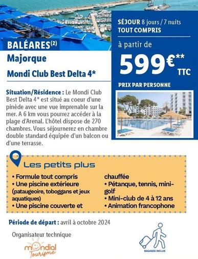 Majorque Mondi Club Best Delta 4*