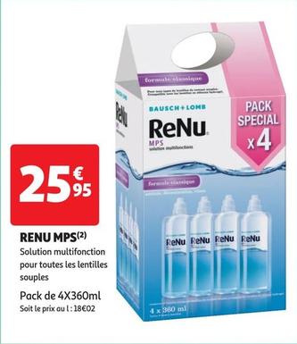 Renu - MPS offre à 25,95€ sur Auchan Hypermarché