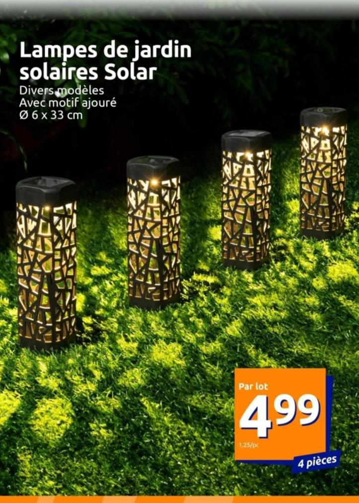 Lampes De Jardin Solaires Solar offre à 4,99€ sur Action