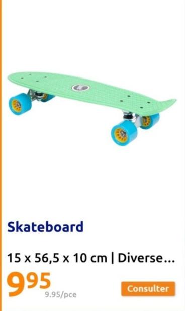 Skateboard offre à 9,95€ sur Action