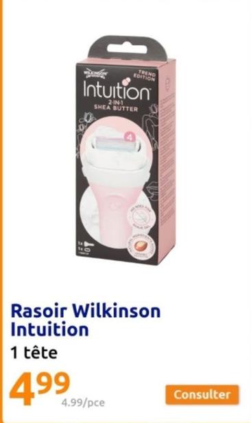 Wilkinson - Rasoir Intuition offre à 4,99€ sur Action