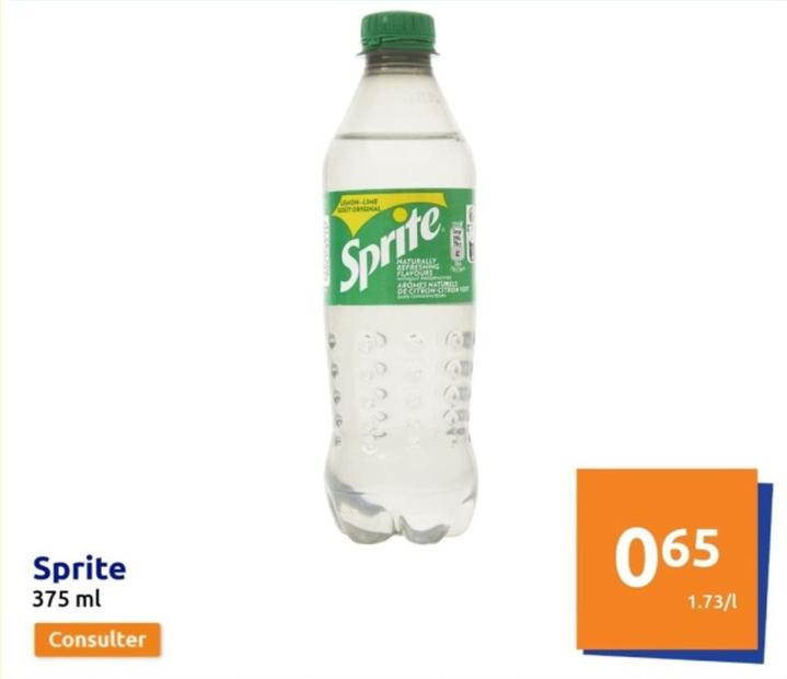 Sprite - 375 Ml offre à 0,65€ sur Action
