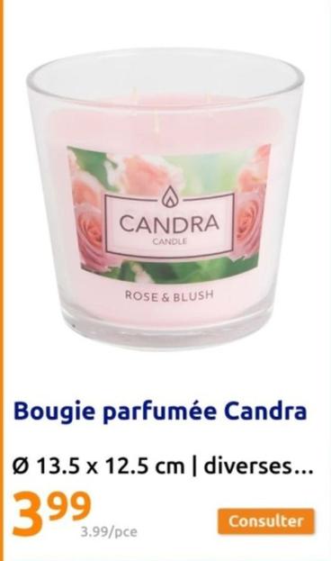 Candra Candle - Bougie Parfumée offre à 3,99€ sur Action