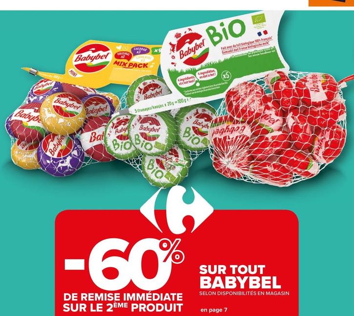 Babybel - Sur Tout offre sur Carrefour Contact