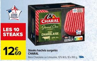 Charal - Steaks Hachés Surgelés offre à 12,69€ sur Carrefour Contact