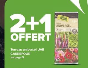 Carrefour - Terreau Universel Uab offre sur Carrefour Contact