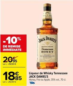 Jack Daniel'S - Liqueur De Whisky Tennessee offre à 18,85€ sur Carrefour Drive