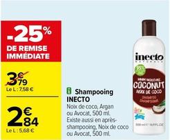 Inecto - Shampooing  offre à 2,84€ sur Carrefour Drive