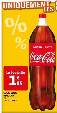 Coca Cola - Regular offre à 1,85€ sur Auchan Hypermarché