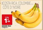 Banane Vrac offre à 1,49€ sur Auchan Hypermarché