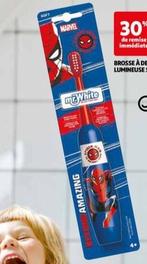 Marvel - Brosse À Dents Lumineuse Spider-Man offre à 2,79€ sur Auchan Hypermarché
