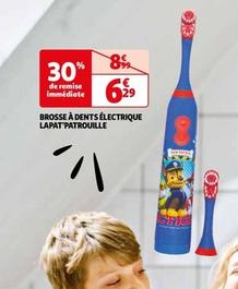 La Pat'Patrouille - Brosse À Dents Électrique offre à 6,29€ sur Auchan Hypermarché