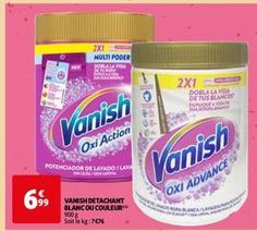 Vanish - Detachant Blanc Ou Couleur offre à 6,99€ sur Auchan Hypermarché