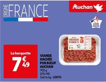 Viande Hachée Pur Bœuf Auchan