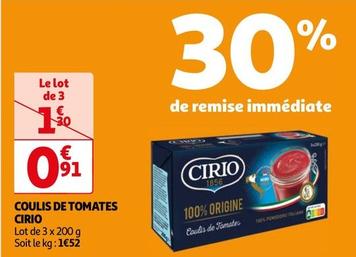 Cirio - Coulis De Tomates