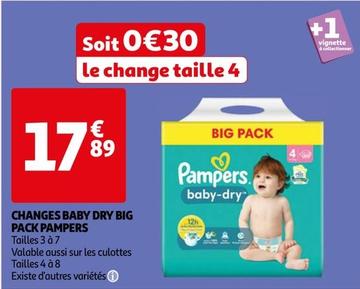 Pampers - Changes Baby Dry Big Pack