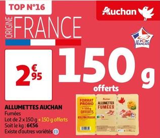Auchan - Allumettes  offre à 2,95€ sur Auchan Hypermarché