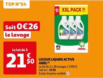 ariel - lessive liquide active